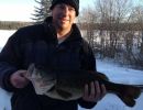 mcgrath pond  lbs   bill capeless ice fishing